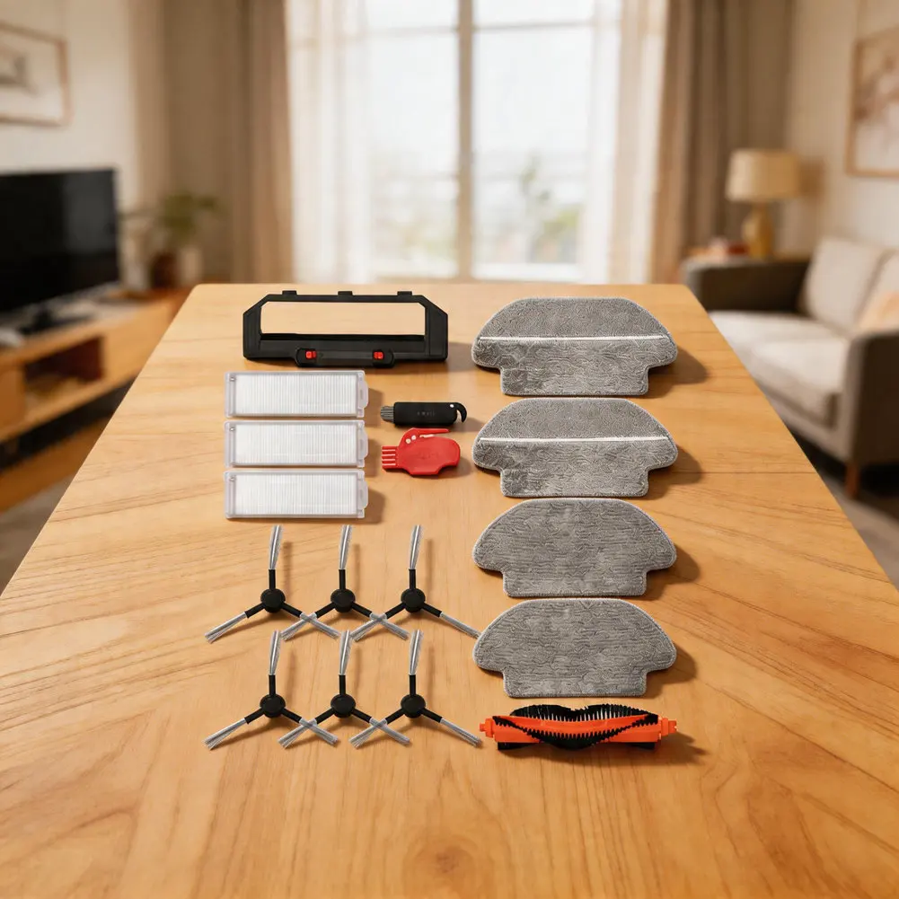 High-Efficiency Filter & Brush Set For Mijia 3C For Viomi X2 Vacuum Cleaner Includes Main Side Brushes HEPA Filters & Mop Cloths
High-Efficiency Filter & Brush Set For Mijia 3C For Viomi X2 Vacuum Cleaner Includes Main Side Brushes HEPA Filters & Mop Cloths