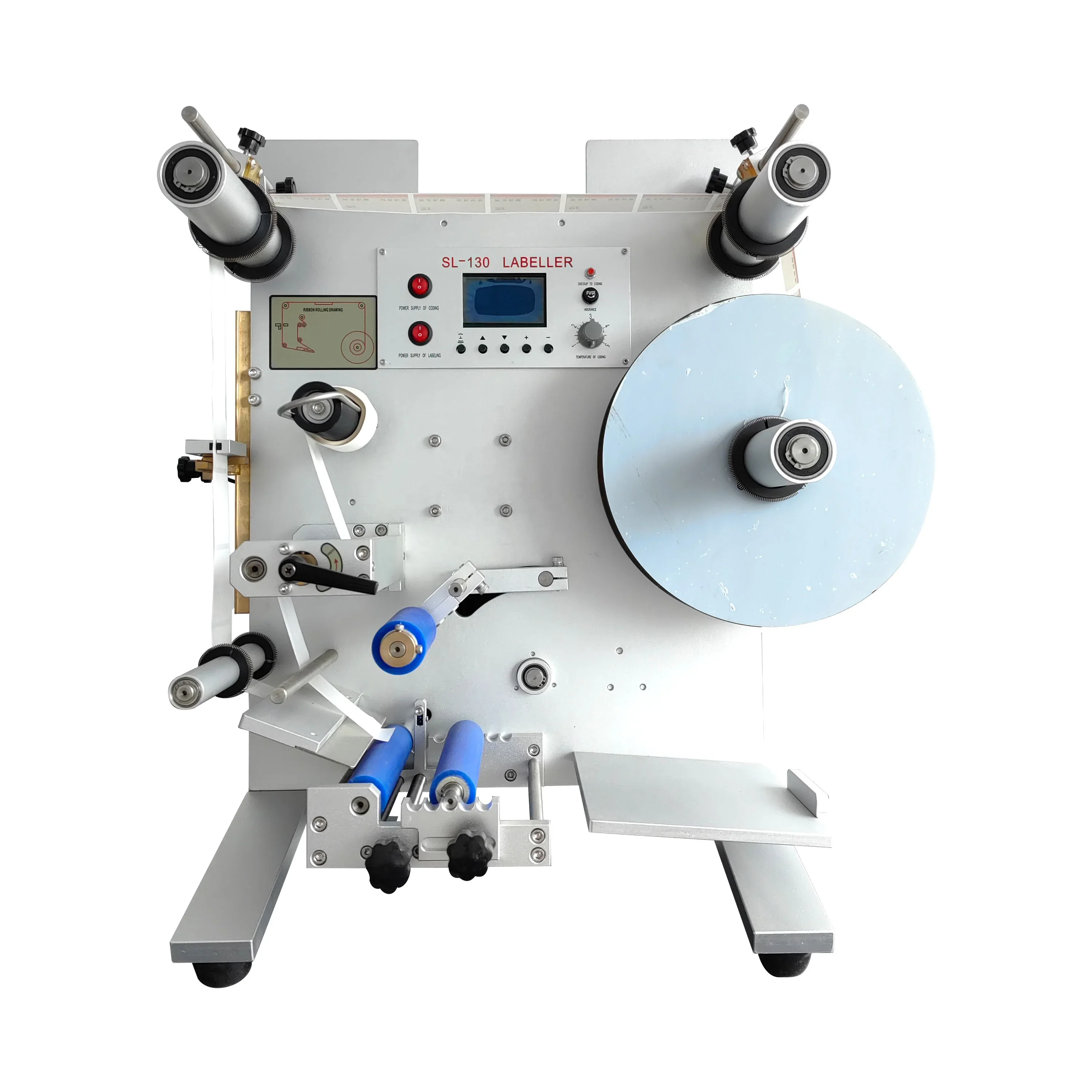 SL-130 Semi-automatic Round Bottle Labeling Machine for Water Wine Juice Liquid Bottle with Round Surface
SL-130 Semi-automatic Round Bottle Labeling Machine for Water Wine Juice Liquid Bottle with Round Surface
