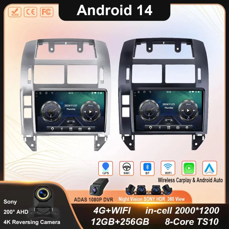 Автомобильный радиоприемник Android 14, для Volkswagen VW Polo MK4 6Q 9N 9N3 2004-2009, мультимедийный видеоплеер, GPS Carplay, QLED-экран, автостерео
Автомобильный радиоприемник Android 14, для Volkswagen VW Polo MK4 6Q 9N 9N3 2004-2009, мультимедийный видеоплеер, GPS Carplay, QLED-экран, автостерео
