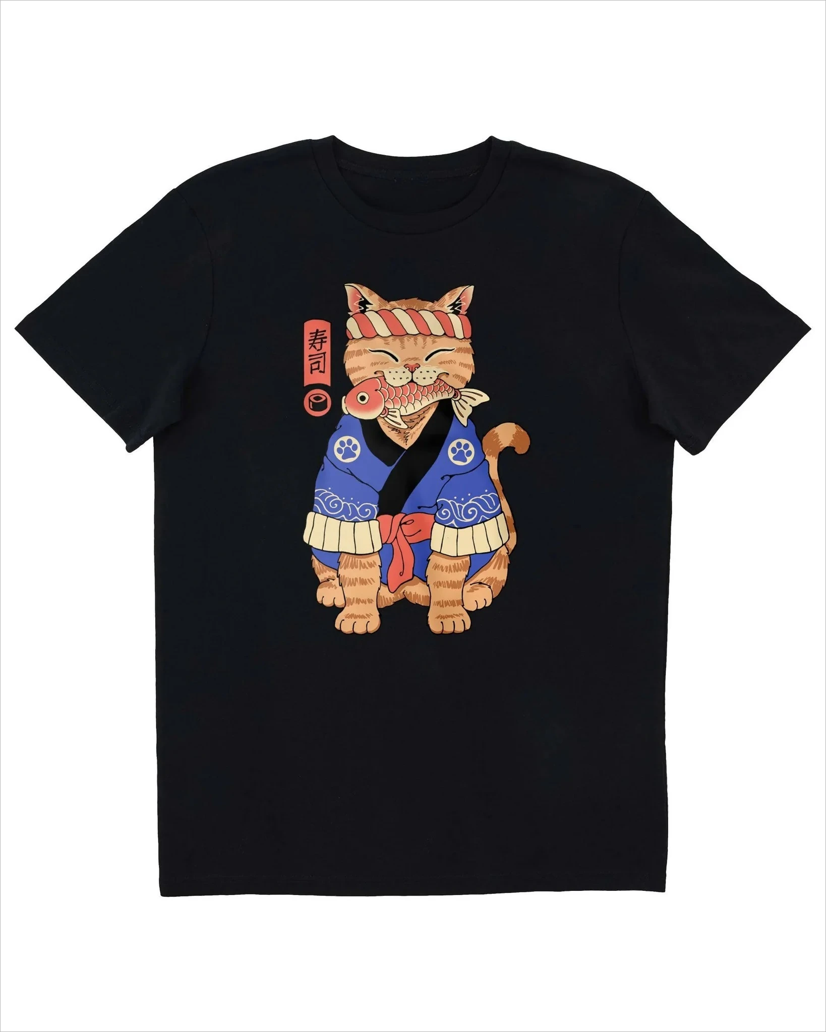 Sushi Meowster Fashion Street Peripheral Pattern Printing Summer Luxury Brand Cotton Men's and Women's T-Shirts Short Sleeves
Sushi Meowster Fashion Street Peripheral Pattern Printing Summer Luxury Brand Cotton Men's and Women's T-Shirts Short Sleeves