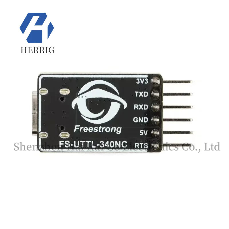 FS-UTTL-340NC/USB to TTL serial interface Type-C interface CH340NC chip integrates 5V to 3.3V conversion
FS-UTTL-340NC/USB to TTL serial interface Type-C interface CH340NC chip integrates 5V to 3.3V conversion