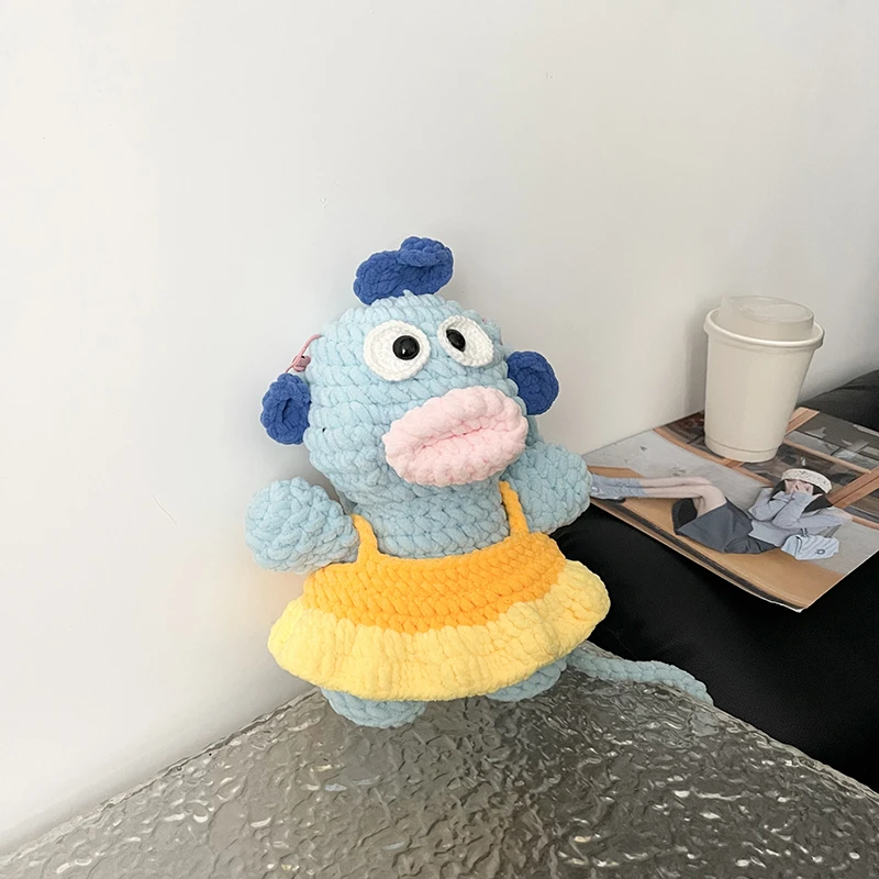 Cute Cartoon Handmade Crochet Crossbody Bag Women 3D Plush Knitted Doll Shoulder Purse Adjustable Strap Kawaii Novelty Handbag
Cute Cartoon Handmade Crochet Crossbody Bag Women 3D Plush Knitted Doll Shoulder Purse Adjustable Strap Kawaii Novelty Handbag