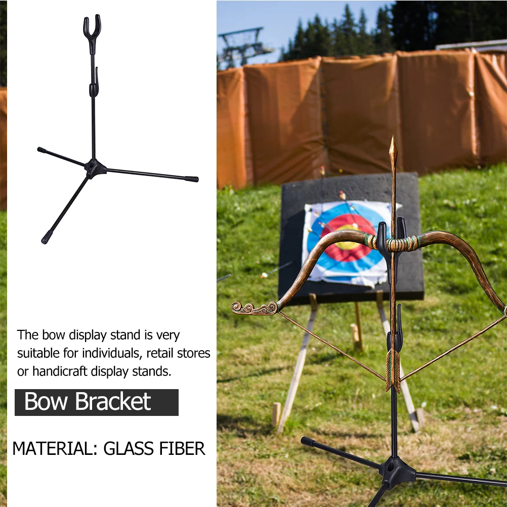 Classic Black Glass Fiber Bow Stand Adjustable Recurve Bow Display Bracket For Retail Stores And Individuals
Classic Black Glass Fiber Bow Stand Adjustable Recurve Bow Display Bracket For Retail Stores And Individuals