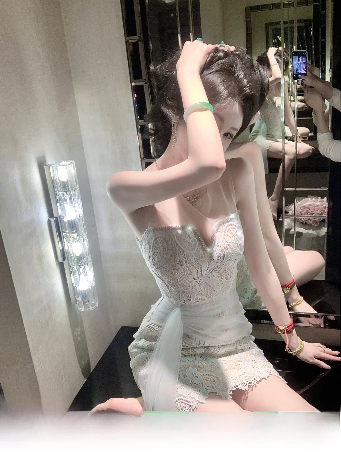 Sun Yaqiao Summer New Style Dress Luxury Heavy Embroidery Soluble Lace Tulle Splicing Dress Elegant Fashionable Wom...
Sun Yaqiao Summer New Style Dress Luxury Heavy Embroidery Soluble Lace Tulle Splicing Dress Elegant Fashionable Wom...