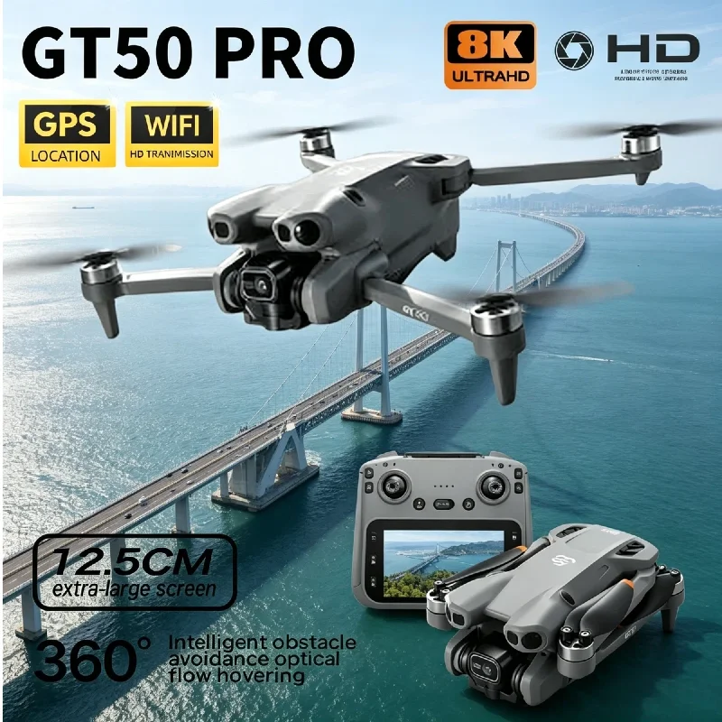 Lenovo GT50 Professional RC Drone 8K HD Camera 5G FPV Brushless Motor Optical Flow Positioning with Screen Quadcopter
Lenovo GT50 Professional RC Drone 8K HD Camera 5G FPV Brushless Motor Optical Flow Positioning with Screen Quadcopter