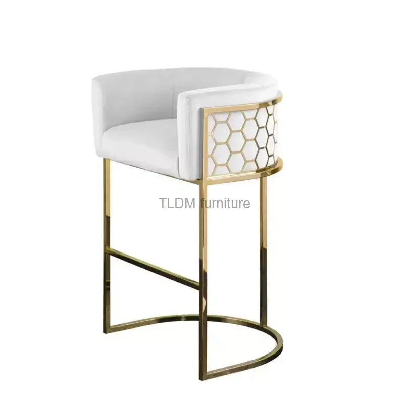 Luxury Bar Chair Simple Modern Bar Chair High Stool Home Backrest High Chair D
Luxury Bar Chair Simple Modern Bar Chair High Stool Home Backrest High Chair D