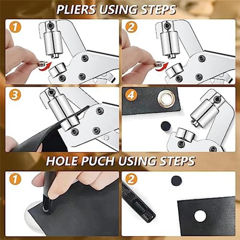 ABYA Grommet Tool Kit, 3/8 Inch Grommet Kit EyeletKit for Fabric Canvas Awnings Handheld TarpEyelets Kit Tool Punch Hole
ABYA Grommet Tool Kit, 3/8 Inch Grommet Kit EyeletKit for Fabric Canvas Awnings Handheld TarpEyelets Kit Tool Punch Hole