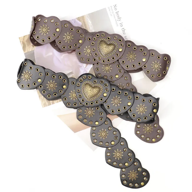 RH Western European Vintage Style Belt 16 Pieces Heart Hollow Y2K Art Retro Versatile Adjustable Waist PU Belt
RH Western European Vintage Style Belt 16 Pieces Heart Hollow Y2K Art Retro Versatile Adjustable Waist PU Belt