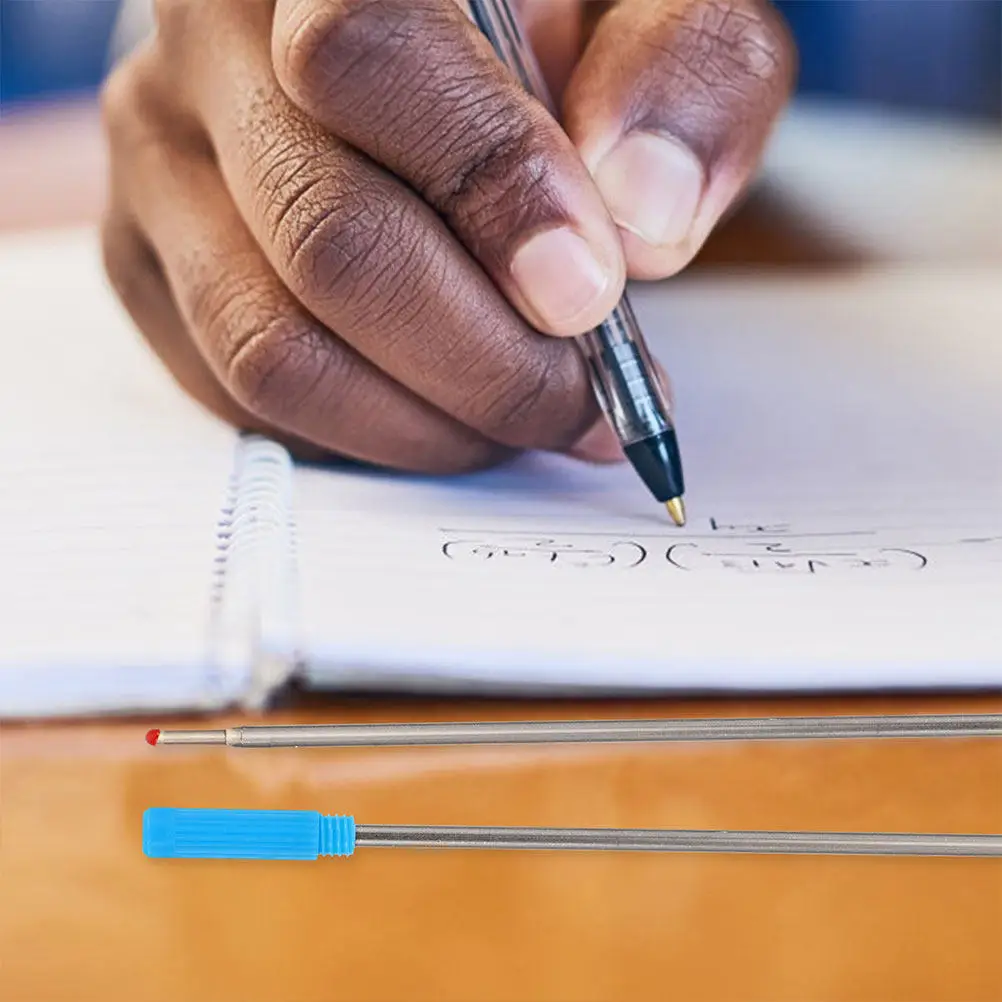 30Pcs Blue Ballpoint Pen Refills Creative Fun Design Smooth Writing for Notes Homework Office School Kids Stationery Supplies
30Pcs Blue Ballpoint Pen Refills Creative Fun Design Smooth Writing for Notes Homework Office School Kids Stationery Supplies