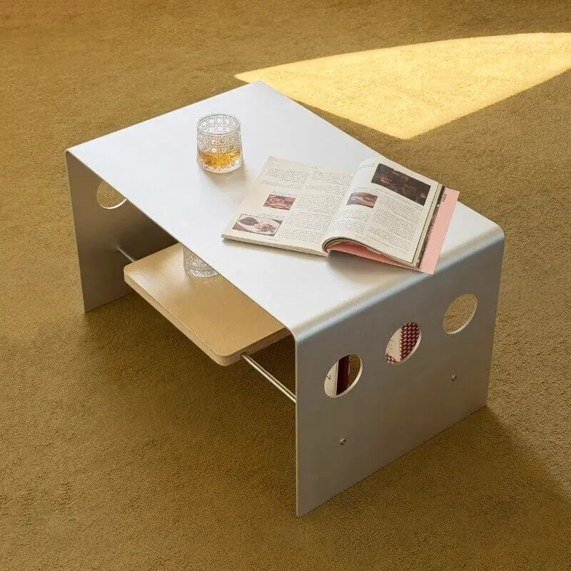 All 304 stainless steel coffee table medieval Bauhaus style movable sofa high-end silver edge rectangle
All 304 stainless steel coffee table medieval Bauhaus style movable sofa high-end silver edge rectangle