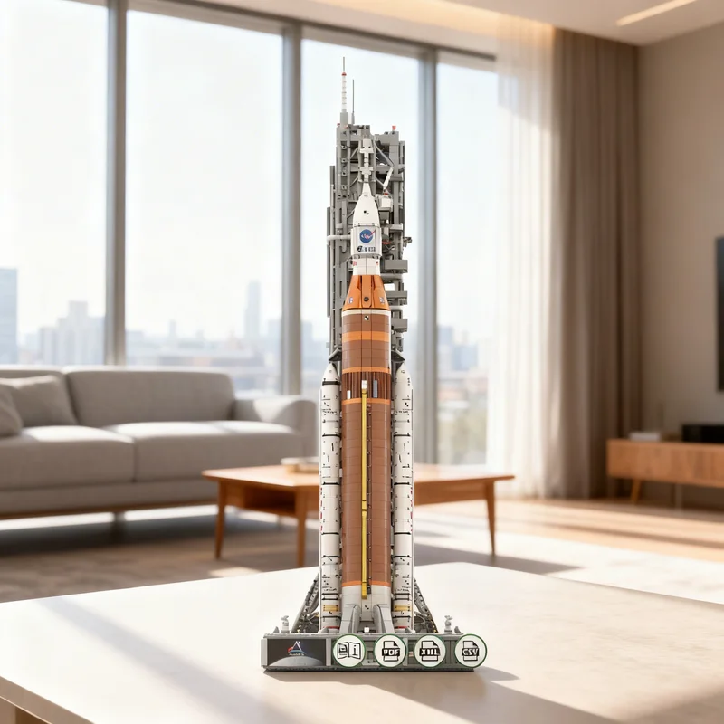 Конструктор MOC SLS Mobile Launcher (9944 детали) — модель космической ракеты. Подарок, креативный предмет декора, коллекционная модель для дома, премиум-класса, для взрослых и детей.
Конструктор MOC SLS Mobile Launcher (9944 детали) — модель космической ракеты. Подарок, креативный предмет декора, коллекционная модель для дома, премиум-класса, для взрослых и детей.