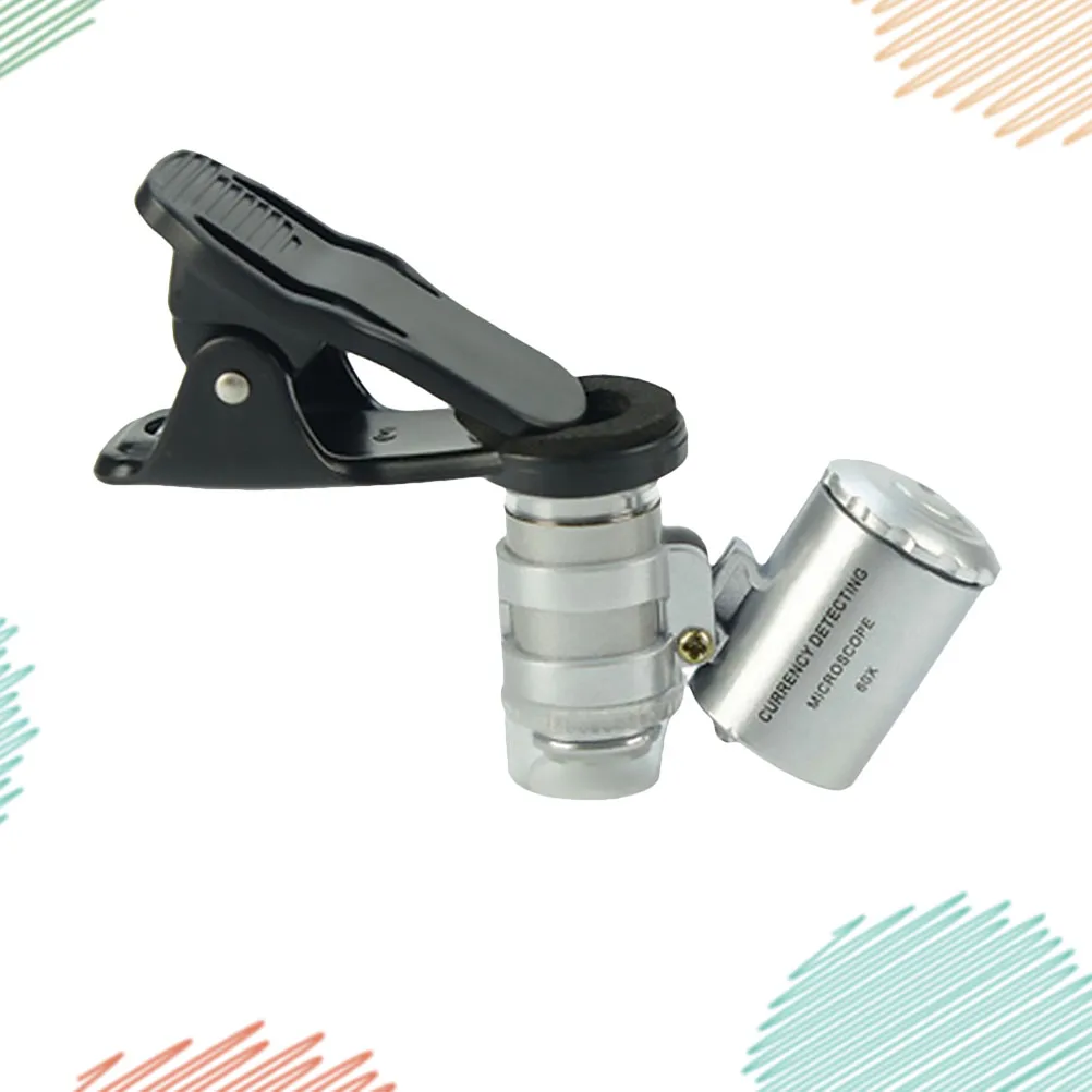Practical 60X LED Microscope Bright Light Currency Detection Jewelry Inspection Mini Magnifier Pocket Size Easy Carry
Practical 60X LED Microscope Bright Light Currency Detection Jewelry Inspection Mini Magnifier Pocket Size Easy Carry