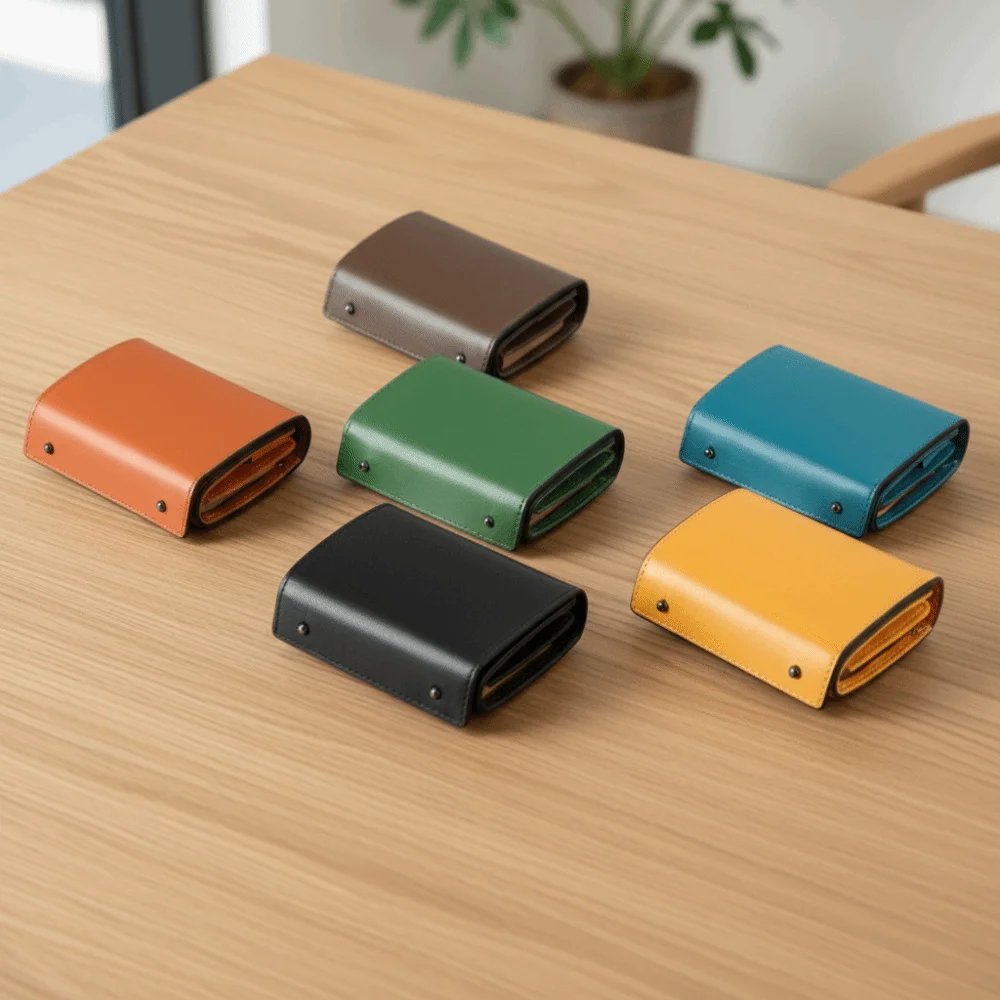 Кошелек из искусственной кожи для бизнеса, ультратонкий дизайн, однотонный, складной в три сложения, с застежкой-кнопкой, с несколькими отделениями для карт и монет
Кошелек из искусственной кожи для бизнеса, ультратонкий дизайн, однотонный, складной в три сложения, с застежкой-кнопкой, с несколькими отделениями для карт и монет