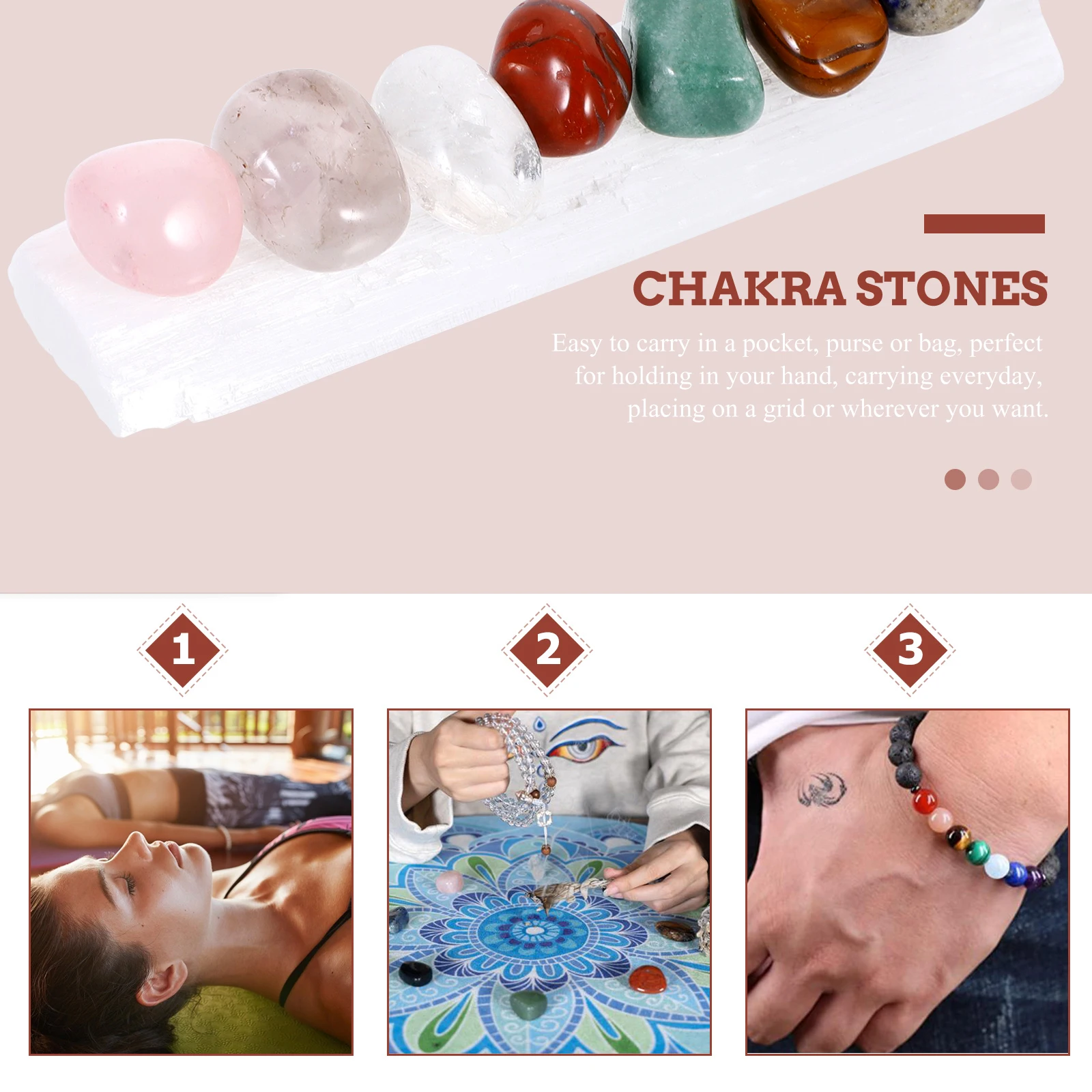 Набор хрустальных драгоценных камней Компактные камни чакры Нежные маленькие кристаллы Декоративный массаж Драгоценные камни духовной энергии
Набор хрустальных драгоценных камней Компактные камни чакры Нежные маленькие кристаллы Декоративный массаж Драгоценные камни духовной энергии