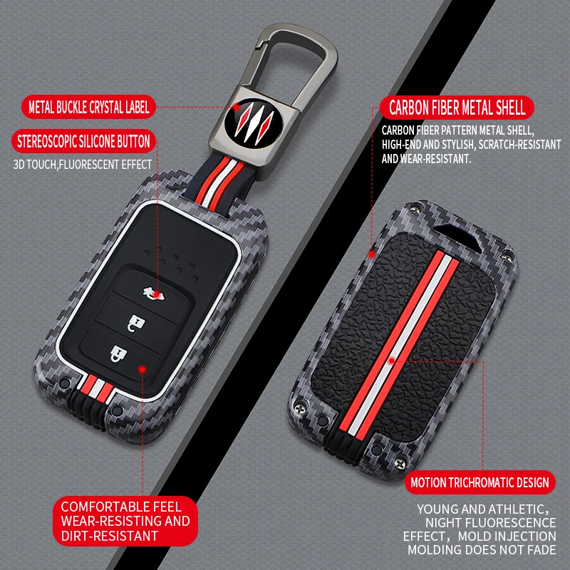 Zinc Alloy Car Key Case Cover For Honda Vezel City Civic Jazz BRV BR-V HRV Accord EXL Crv Pilot Ridgeline Odyssey Grace Crider
Zinc Alloy Car Key Case Cover For Honda Vezel City Civic Jazz BRV BR-V HRV Accord EXL Crv Pilot Ridgeline Odyssey Grace Crider