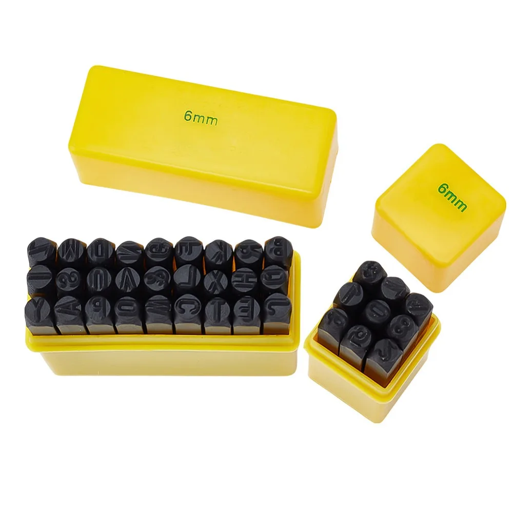 35Pcs 2 Styles Steel Craft Punch Stamps Leathercraft Stamping Tools Number Letter Black Mixed Shapes 6.2x0.9x0.9cm
35Pcs 2 Styles Steel Craft Punch Stamps Leathercraft Stamping Tools Number Letter Black Mixed Shapes 6.2x0.9x0.9cm