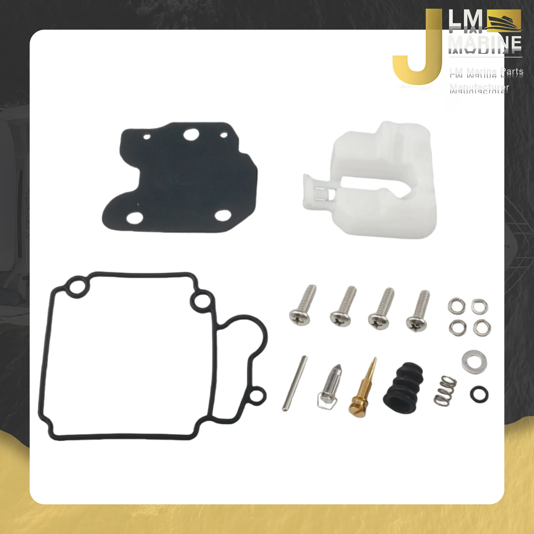 JLM 6BL-W0093-00 for Yamaha 4-Stroke 25HP F25 T25 2004 2009 Outboard Carburetor Repair Kit with Float 65W-14384 65W-14126-10
JLM 6BL-W0093-00 for Yamaha 4-Stroke 25HP F25 T25 2004 2009 Outboard Carburetor Repair Kit with Float 65W-14384 65W-14126-10