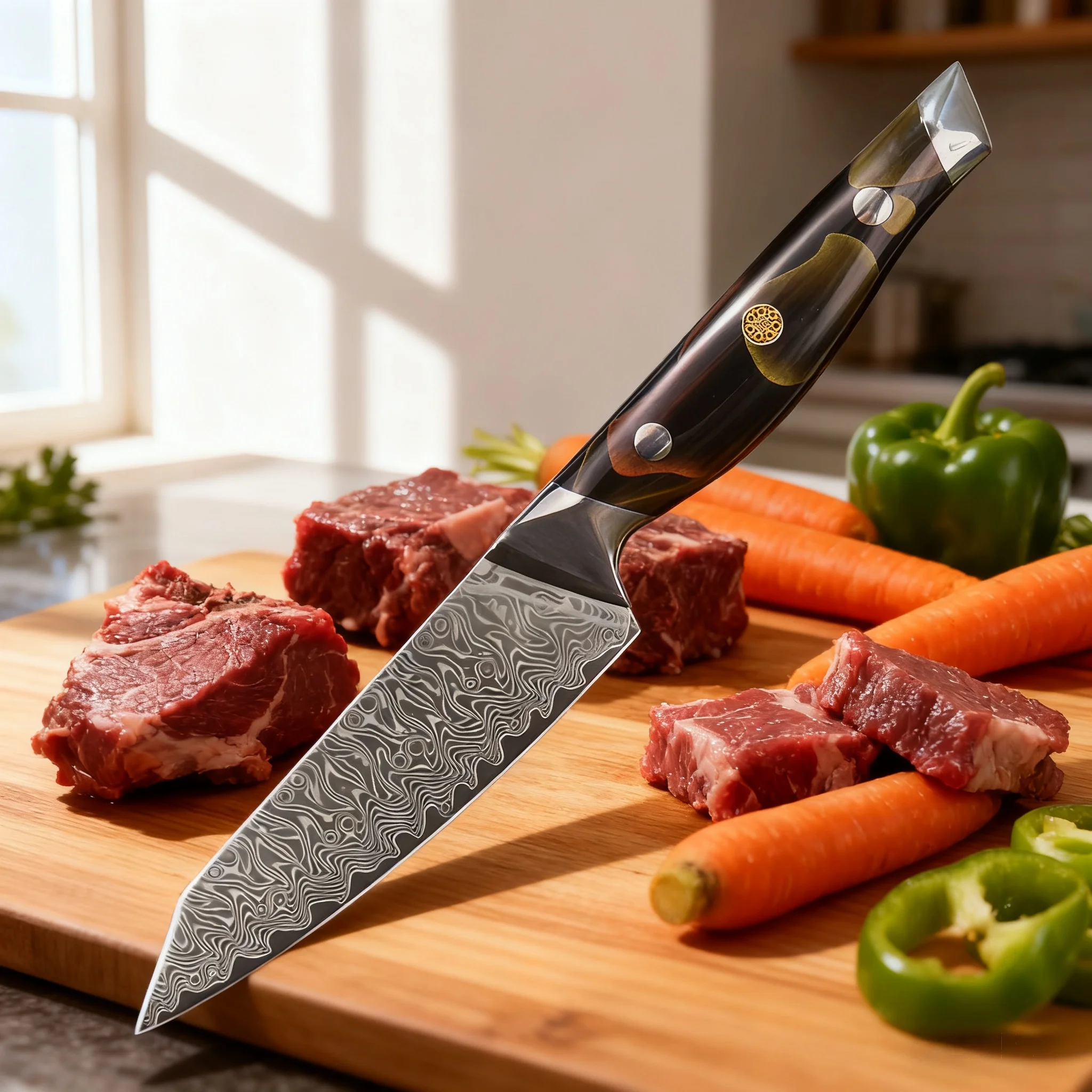 Multi-Purpose Kiritsuke Knife Slicing Knife Non-slip Handle Utility Knife Meat Vegetable Kitchen Stuff Halloween Christmas gifts
Multi-Purpose Kiritsuke Knife Slicing Knife Non-slip Handle Utility Knife Meat Vegetable Kitchen Stuff Halloween Christmas gifts
