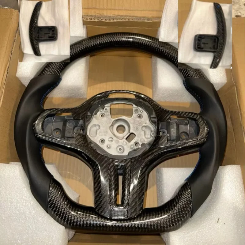 Carbon Fiber Steering Wheel For BMW G20 G37 G28 G29 G30 G32 G38 G02 G05 G06 G09 G11G12 G15 G80 G82 F40 F90 G11 Car Accessories
Carbon Fiber Steering Wheel For BMW G20 G37 G28 G29 G30 G32 G38 G02 G05 G06 G09 G11G12 G15 G80 G82 F40 F90 G11 Car Accessories