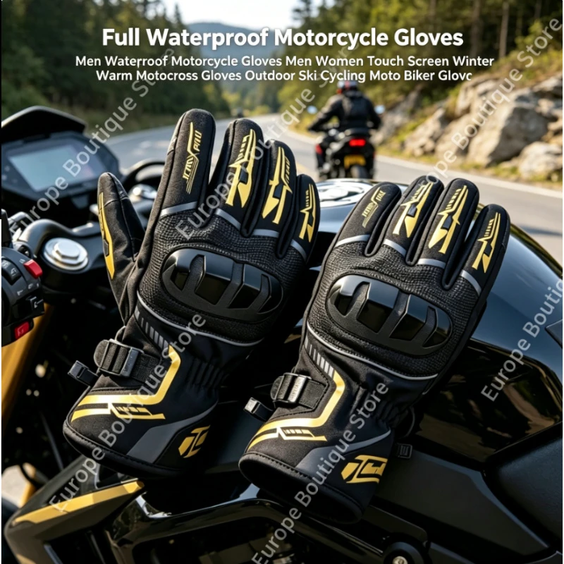2026 NEW Men Women Gold Winter Waterproof Motorcycle Gloves Touch Screen Warm for Motocross Ski Cycling Outdoor Biker Riding
2026 NEW Men Women Gold Winter Waterproof Motorcycle Gloves Touch Screen Warm for Motocross Ski Cycling Outdoor Biker Riding