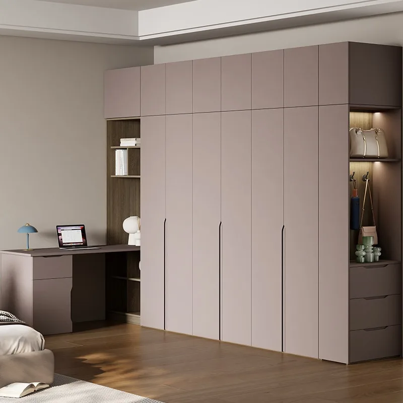 Solid wood multi-layer board wardrobe one door to top cabinet household bedroom 23456door corner desk large wardro
Solid wood multi-layer board wardrobe one door to top cabinet household bedroom 23456door corner desk large wardro