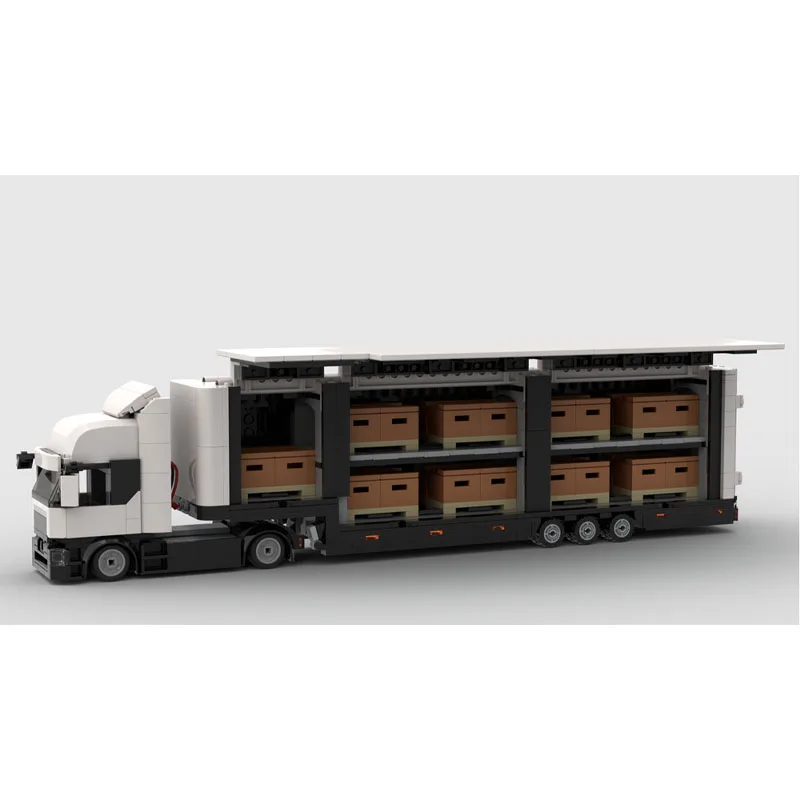 MOC-221200NewCargoTruck Low Deck Tractor and Double Decker Building Blocks Model957PartsMOC Creative BoysKids Birthday Toy Gifts
MOC-221200NewCargoTruck Low Deck Tractor and Double Decker Building Blocks Model957PartsMOC Creative BoysKids Birthday Toy Gifts