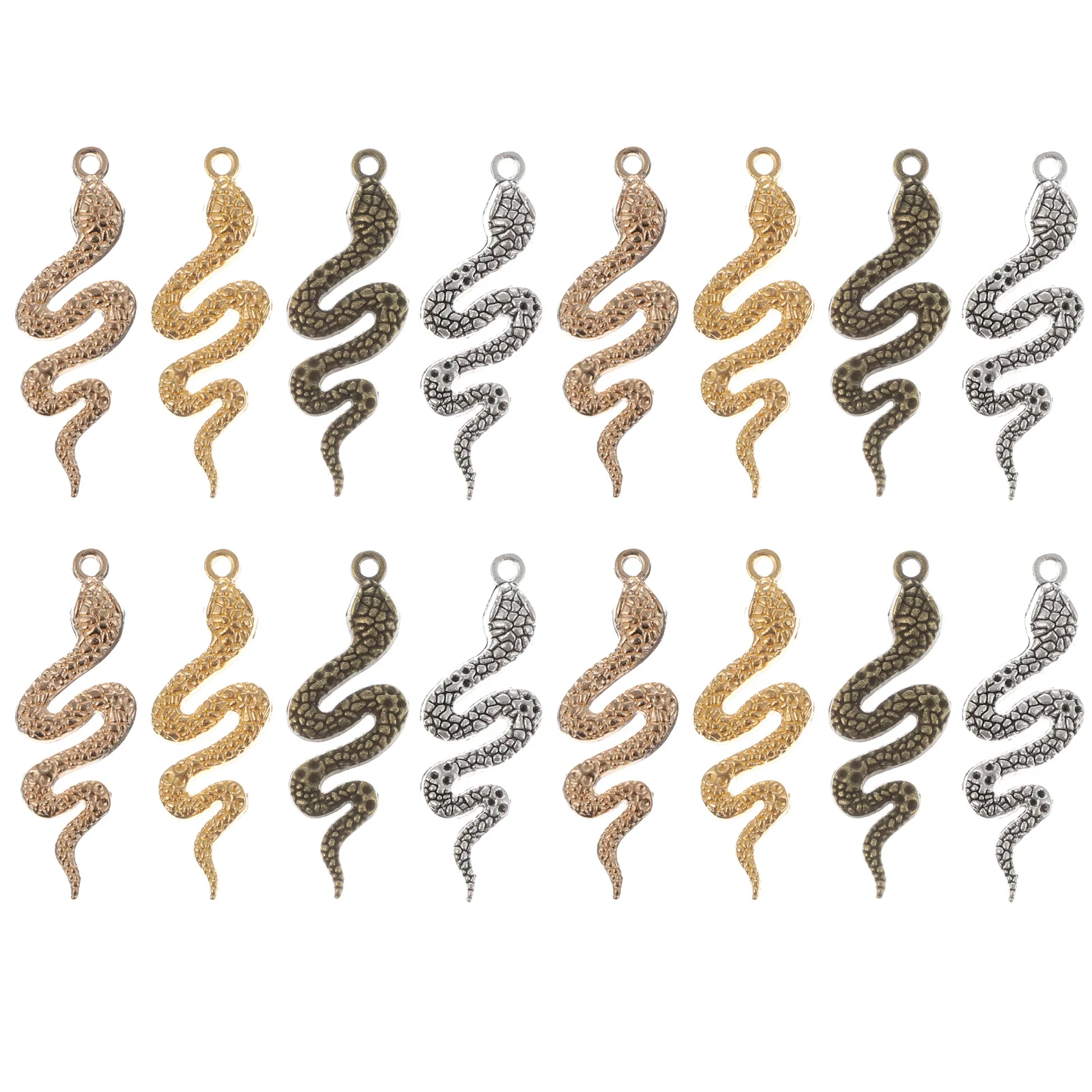40 Pcs Vintage Decor Snake Pendant Jewelry Making Materials DIY Alloy 45X15cm Charm Earrings Accessory Girls
40 Pcs Vintage Decor Snake Pendant Jewelry Making Materials DIY Alloy 45X15cm Charm Earrings Accessory Girls