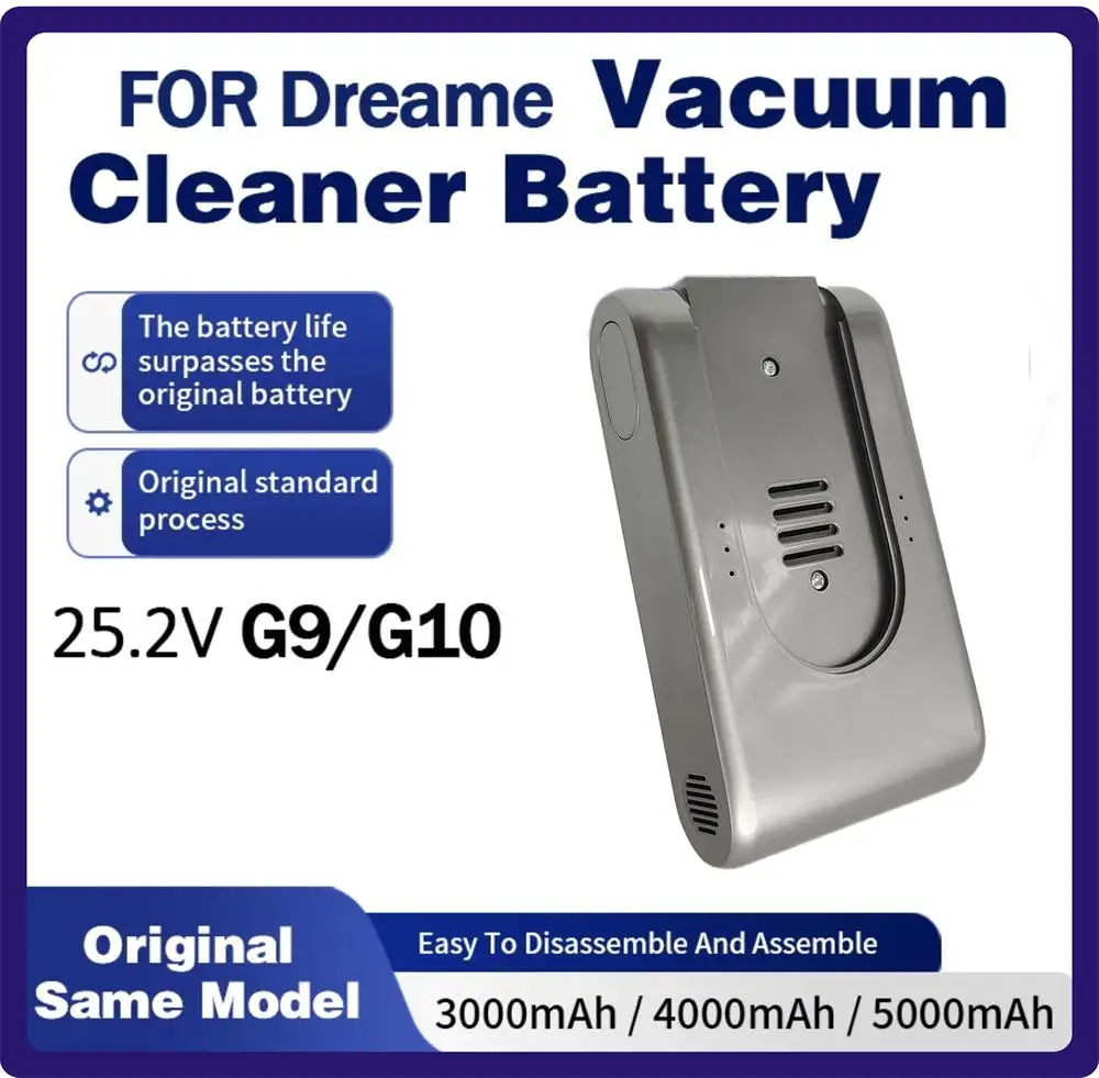 2025 XM-G001 de batería de repuesto para Xiaomi Mijia, aspiradora inalámbrica G9, G10, G9 Plus, G10 Plus,3000mAh-5000mAh, nueva
2025 XM-G001 de batería de repuesto para Xiaomi Mijia, aspiradora inalámbrica G9, G10, G9 Plus, G10 Plus,3000mAh-5000mAh, nueva