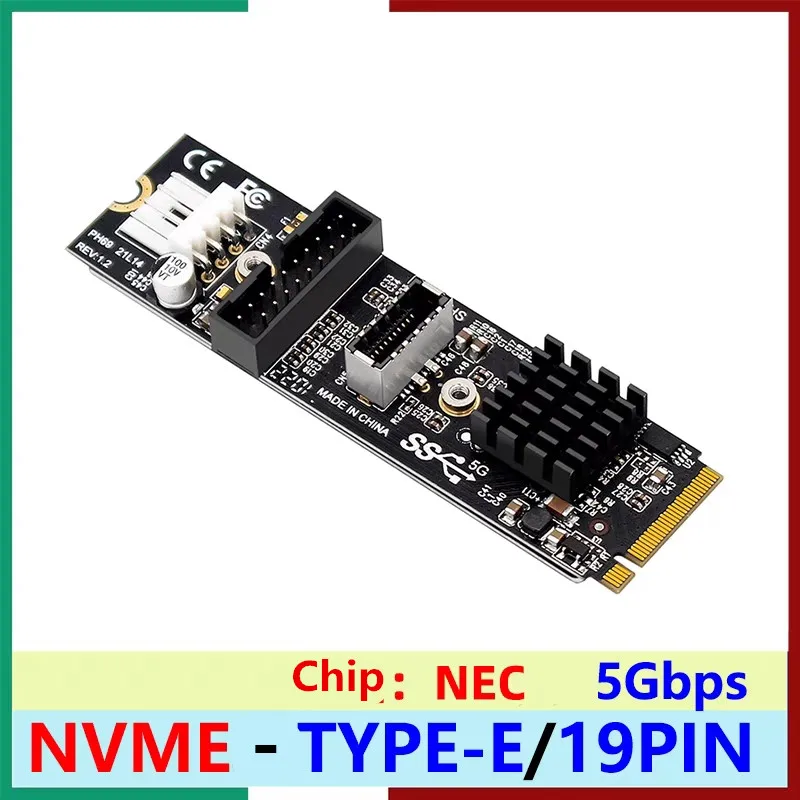 Плата расширения передней панели M.2 M Key NVME PCIe на USB 3,1, карта 10 Гб памяти + 5 Гб 20 контактов, 2 порта USB, адаптер Hub Riser для ПК
Плата расширения передней панели M.2 M Key NVME PCIe на USB 3,1, карта 10 Гб памяти + 5 Гб 20 контактов, 2 порта USB, адаптер Hub Riser для ПК