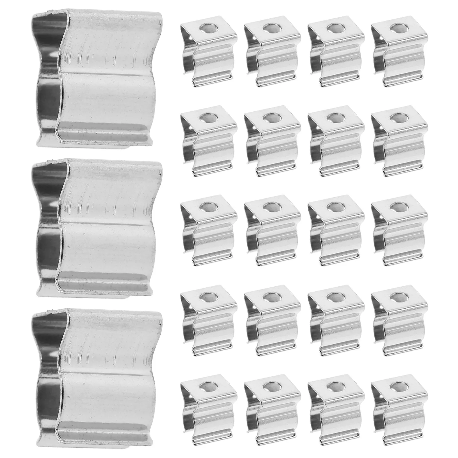 20Pcs Stainless Steel Pipe Fixator Clamps for Indoor Settings and Pipe Fixing Solutions Closet Clip Storage Tube Fixed Clamps
20Pcs Stainless Steel Pipe Fixator Clamps for Indoor Settings and Pipe Fixing Solutions Closet Clip Storage Tube Fixed Clamps