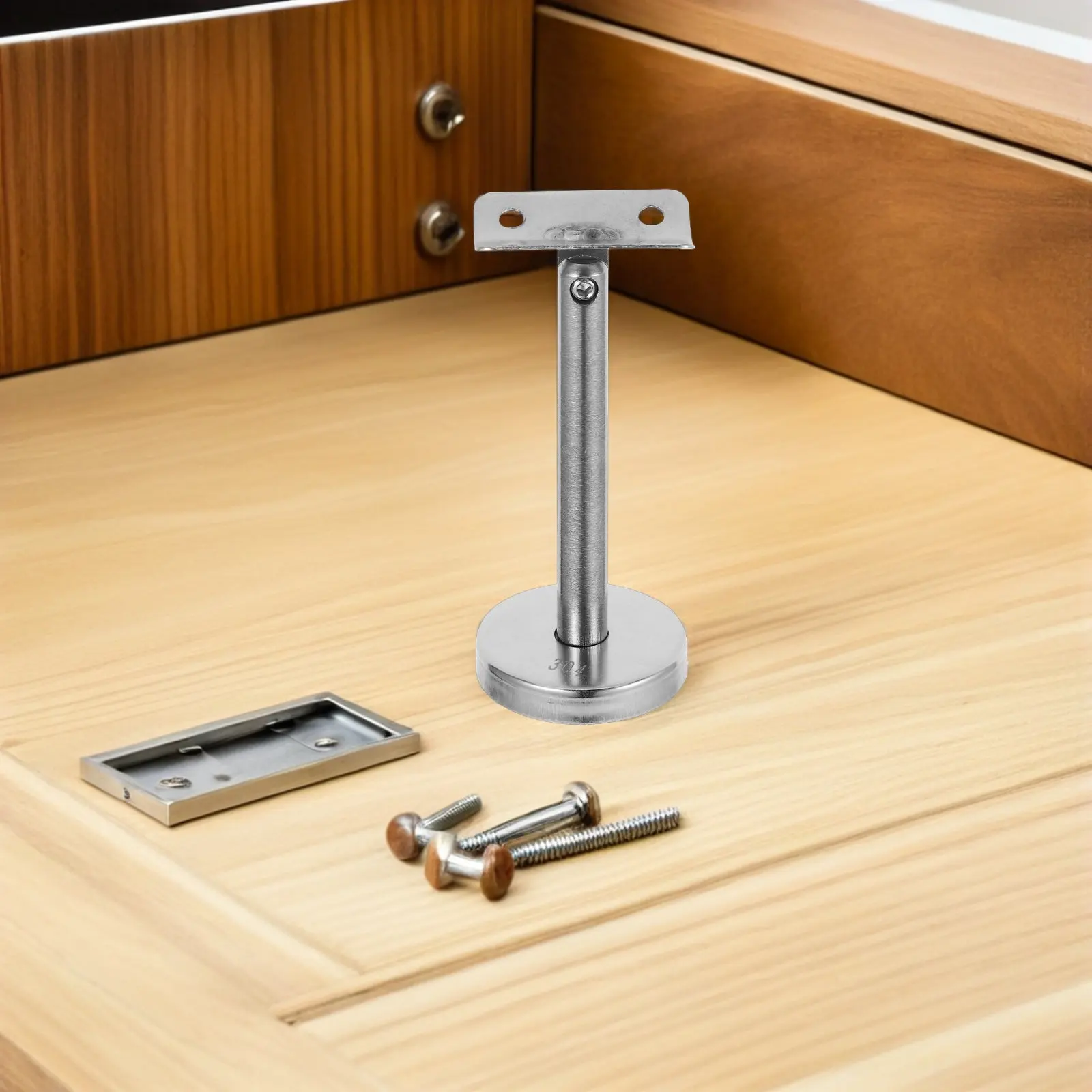 4Pcs Stainless Steel Wall Brackets Adjustable Heavy Duty Handrail Support Indoor Stair Railing Hardware Corrosion Resistant
4Pcs Stainless Steel Wall Brackets Adjustable Heavy Duty Handrail Support Indoor Stair Railing Hardware Corrosion Resistant