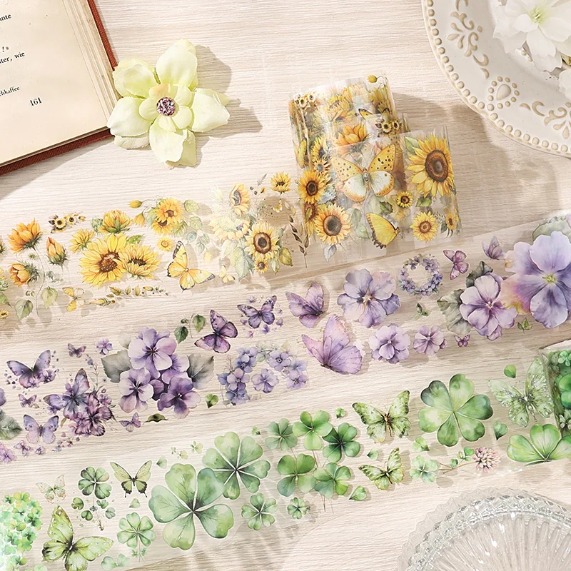 JIANQI 50mm*2m 1pc PET Tape Stickers Creativity Scrapbooking Hand Account Adhesive hand made Diy Junk Journal Craft Supplies
JIANQI 50mm*2m 1pc PET Tape Stickers Creativity Scrapbooking Hand Account Adhesive hand made Diy Junk Journal Craft Supplies