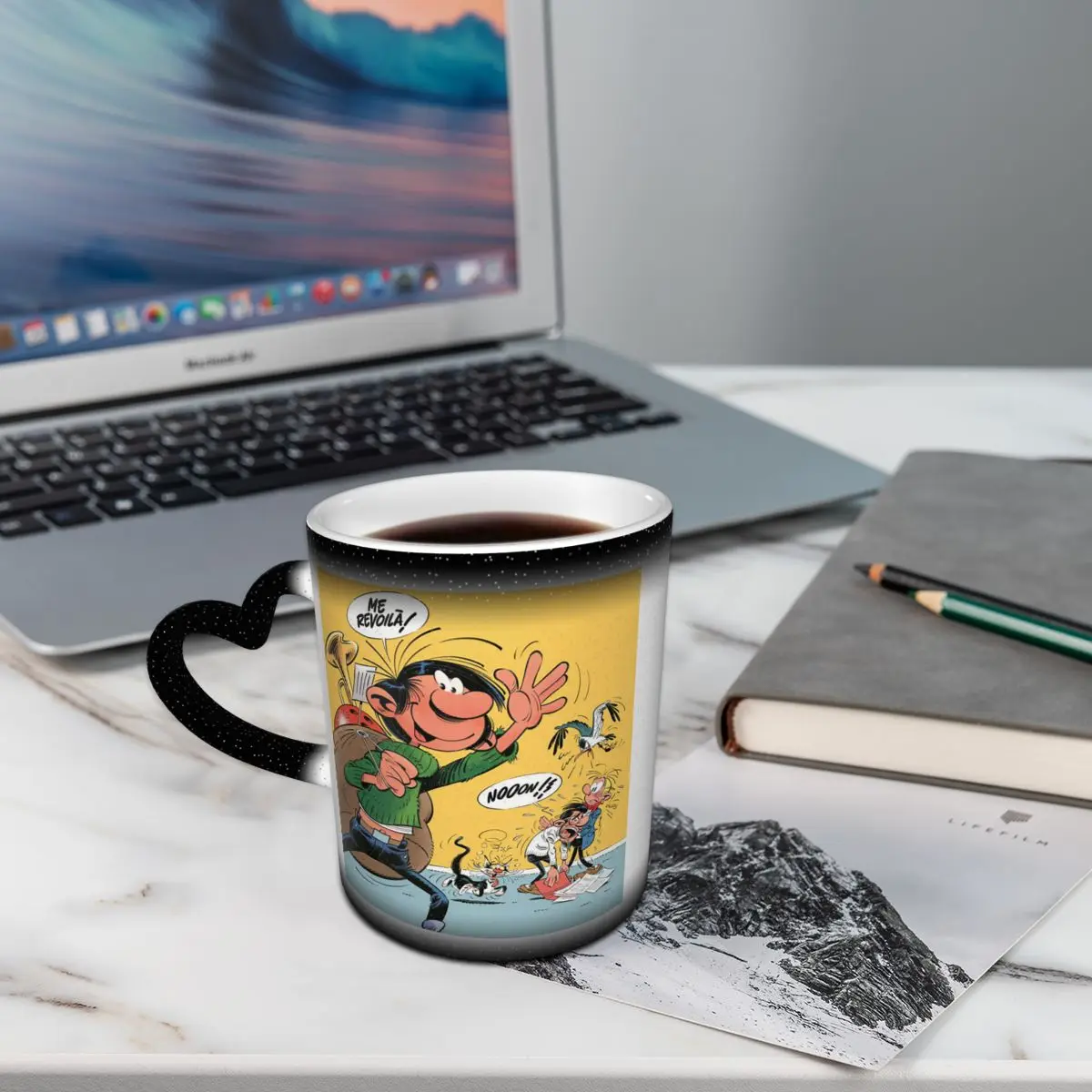 Gaston Lagaffe Mug Funny Ceramic Coffee Cups Tea Mugs Milk Cup Drinkware Gifts for Woman Man
Gaston Lagaffe Mug Funny Ceramic Coffee Cups Tea Mugs Milk Cup Drinkware Gifts for Woman Man