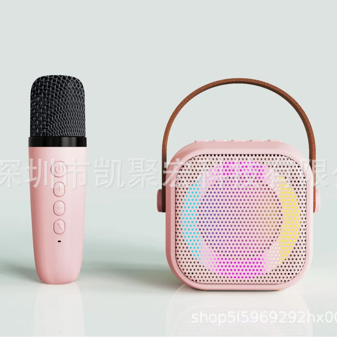 Cross-border K29 Bluetooth speaker with colorful lights Outdoor portable mini wireless microphone Karaoke Bluetooth wireless spe
Cross-border K29 Bluetooth speaker with colorful lights Outdoor portable mini wireless microphone Karaoke Bluetooth wireless spe