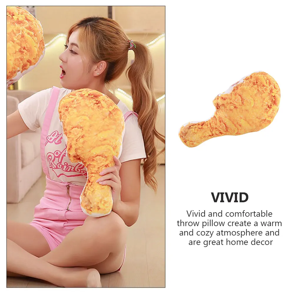 Creative 3D Chicken Leg Lumbar Back Pillow Pillow 0 2kg Soft Lumbar Cushion Home Decor Novelty Birthday Gift Light Brown
Creative 3D Chicken Leg Lumbar Back Pillow Pillow 0 2kg Soft Lumbar Cushion Home Decor Novelty Birthday Gift Light Brown
