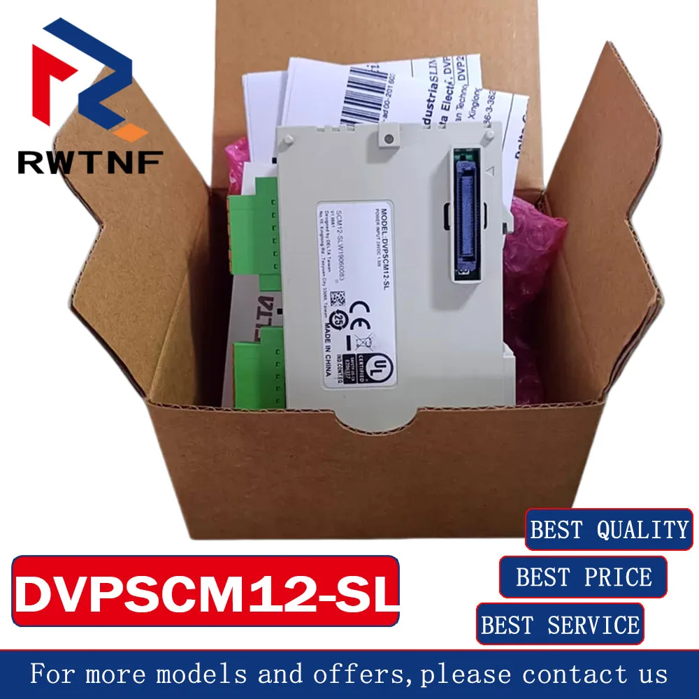 Brand New Genuine DVPSCM12-SL Delta Programmable serial port module,100% original warehouse stock
Brand New Genuine DVPSCM12-SL Delta Programmable serial port module,100% original warehouse stock