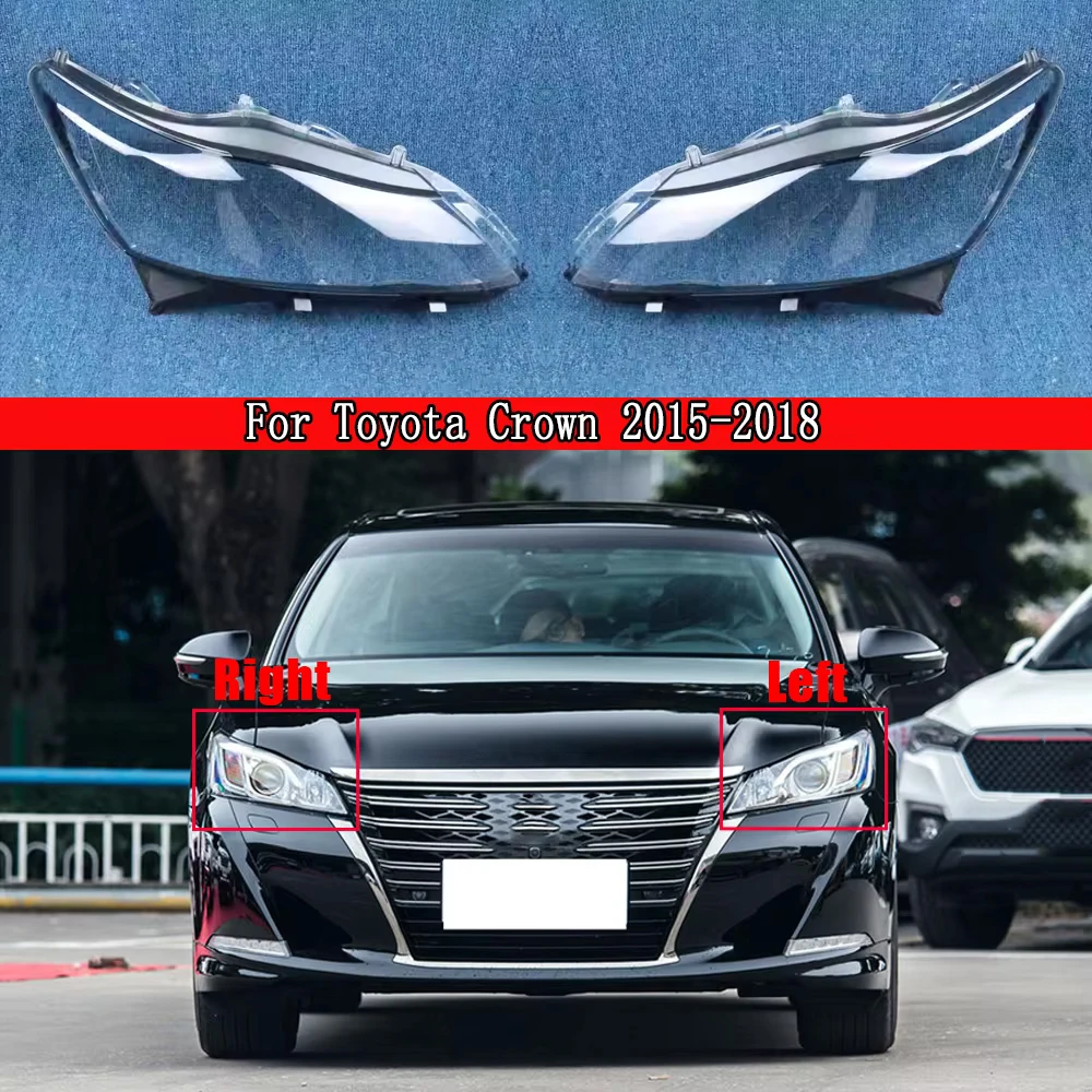 For Toyota Crown 2015 2016 2017 2018 Transparent Headlight Cover Headlamp Shell Clear Lens Plexiglass Replace Original Lampshade
For Toyota Crown 2015 2016 2017 2018 Transparent Headlight Cover Headlamp Shell Clear Lens Plexiglass Replace Original Lampshade