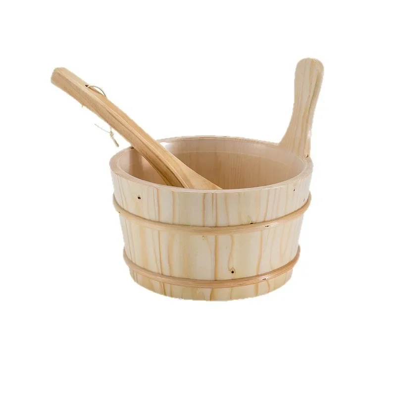 DSA foot bucket solid wood hotel sweat room sauna room special watering small wooden bucket sweat shower wooden spoon
DSA foot bucket solid wood hotel sweat room sauna room special watering small wooden bucket sweat shower wooden spoon