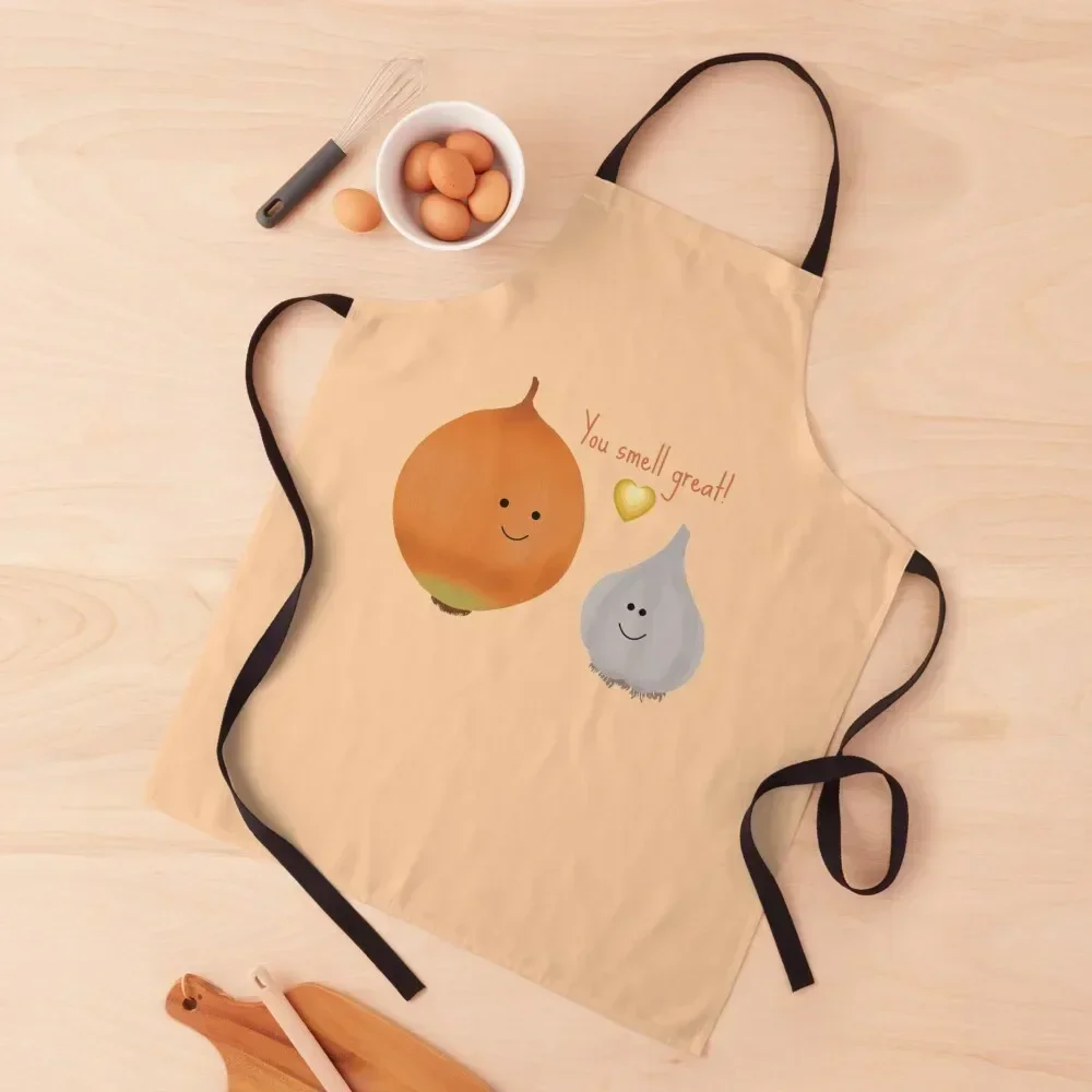 Lovely Onion and Garlic, You Smell Great (peach) Apron Children'S home women chefs Apron
Lovely Onion and Garlic, You Smell Great (peach) Apron Children'S home women chefs Apron