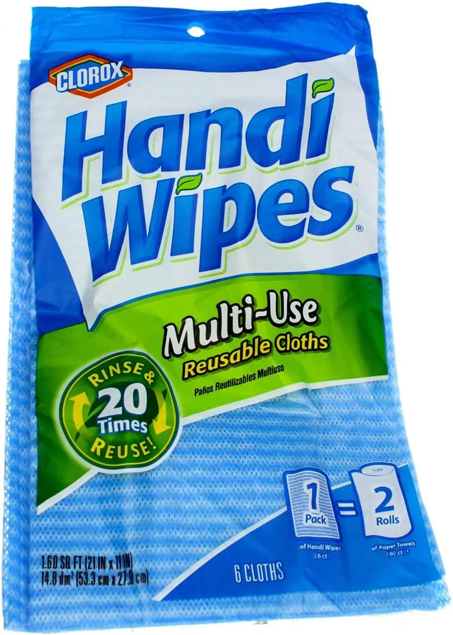 Multi-Use Reusable Cleaning Cloths 21" X 11" 6 Count (Pack of 4) - Heavy Duty, Washable, Absorbent
Multi-Use Reusable Cleaning Cloths 21" X 11" 6 Count (Pack of 4) - Heavy Duty, Washable, Absorbent