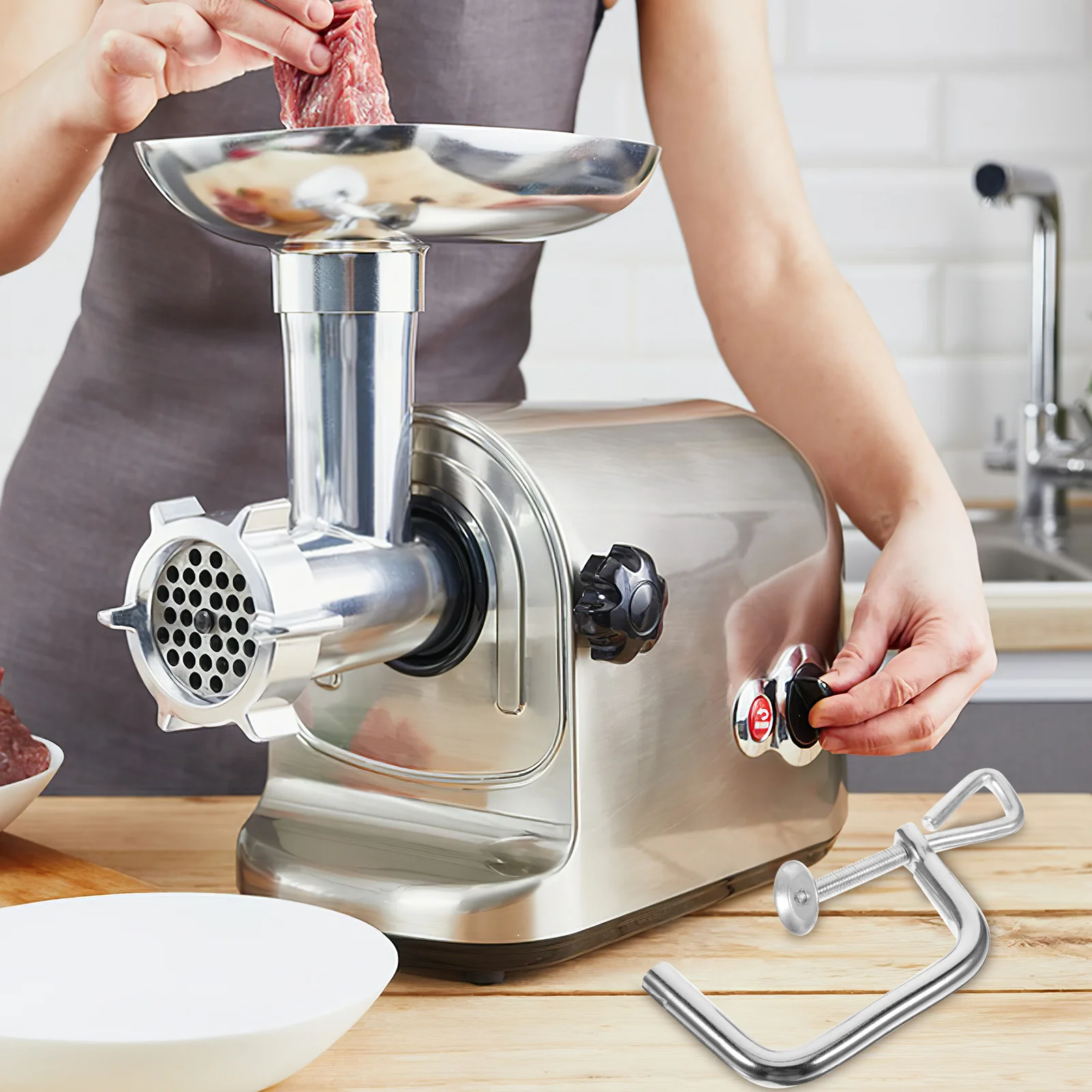 1pc Pasta Maker Fixing Clip Universal Replacement For Noodle Making Machine Metal Clamp Support Bracket Adjustable Pasta
1pc Pasta Maker Fixing Clip Universal Replacement For Noodle Making Machine Metal Clamp Support Bracket Adjustable Pasta