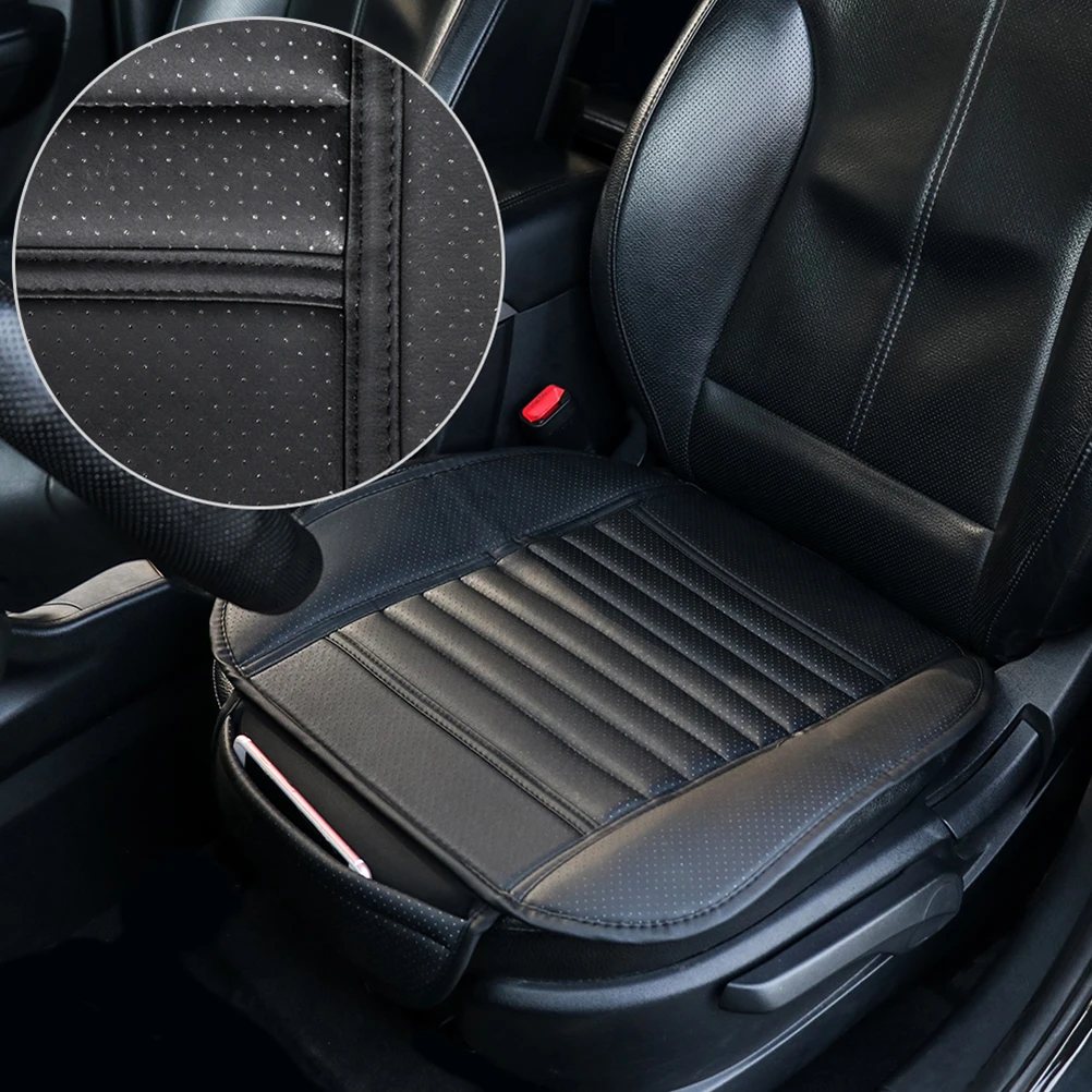 1Pc Universal Car Seat Cover Non-slip PU Auto Protector Seat Support Case Waterproof Front Seat Cover (Black)
1Pc Universal Car Seat Cover Non-slip PU Auto Protector Seat Support Case Waterproof Front Seat Cover (Black)