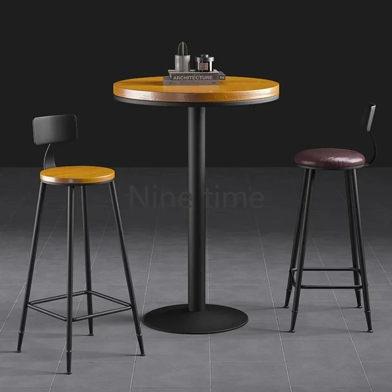 American Modern Minimalist Bar Stools Solid Wood Home Iron Luxury Round High Chair Tabourets De Bar Metal Accessories Furniture
American Modern Minimalist Bar Stools Solid Wood Home Iron Luxury Round High Chair Tabourets De Bar Metal Accessories Furniture