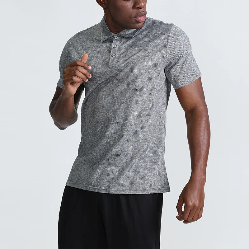 Summer Polo T-shirt Men's Trendy Sports Short Sleeve T-shirt Running Stand Collar Half Sleeve Fresh Top Men's Quick Drying
Summer Polo T-shirt Men's Trendy Sports Short Sleeve T-shirt Running Stand Collar Half Sleeve Fresh Top Men's Quick Drying