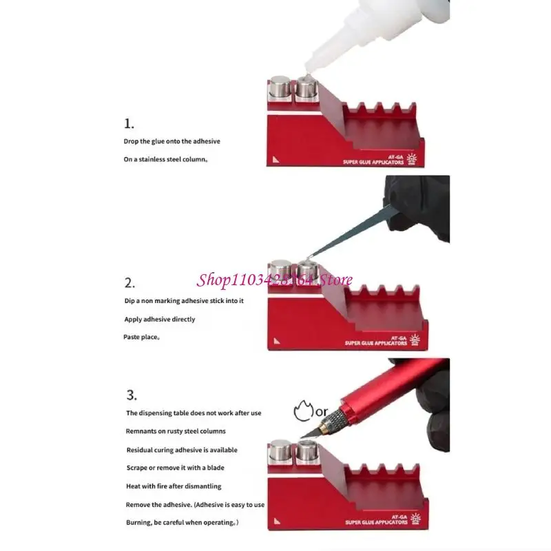 Gluing Platform For Miniatures Model Crafting with 7 Stainless Steel Glues
Gluing Platform For Miniatures Model Crafting with 7 Stainless Steel Glues