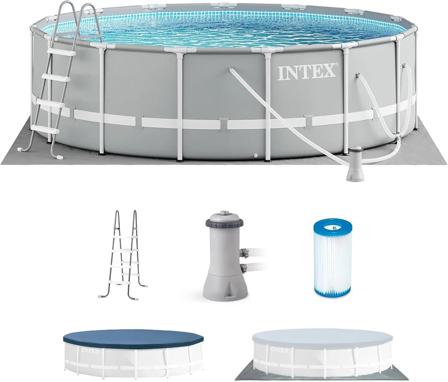 15' X 48" Metal Frame Swimming Pool Family Round Steel Above Ground Round Frame Swimming Prism Frame Premium Pools
15' X 48" Metal Frame Swimming Pool Family Round Steel Above Ground Round Frame Swimming Prism Frame Premium Pools