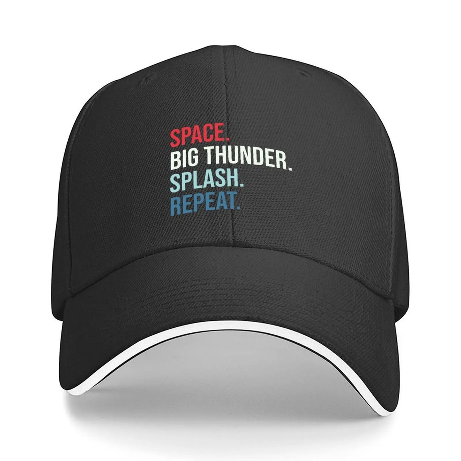 Space. Big Thunder. Splash. Repeat. Baseball Cap sailor cap for men Designer Hat Snapback Cap funny hat Men's Baseball Women's
Space. Big Thunder. Splash. Repeat. Baseball Cap sailor cap for men Designer Hat Snapback Cap funny hat Men's Baseball Women's