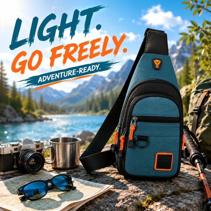 Portable Waterproof Crossbody Bag, Men's Outdoor Shoulder Chest Bag for Hiking, Biking and Travel Use
Portable Waterproof Crossbody Bag, Men's Outdoor Shoulder Chest Bag for Hiking, Biking and Travel Use