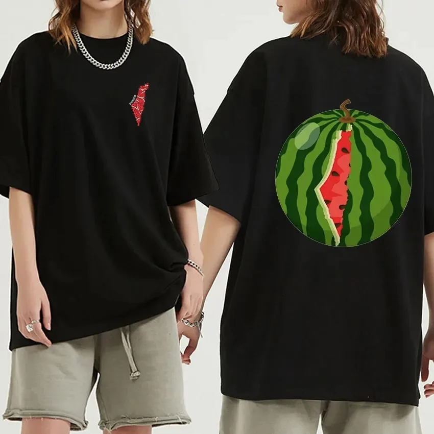Men's And Women's Pure Cotton Fashion Casual T-Shirt Oversized Funny Watermelon Print Short-Sleeved Comfortable Breathable Top
Men's And Women's Pure Cotton Fashion Casual T-Shirt Oversized Funny Watermelon Print Short-Sleeved Comfortable Breathable Top
