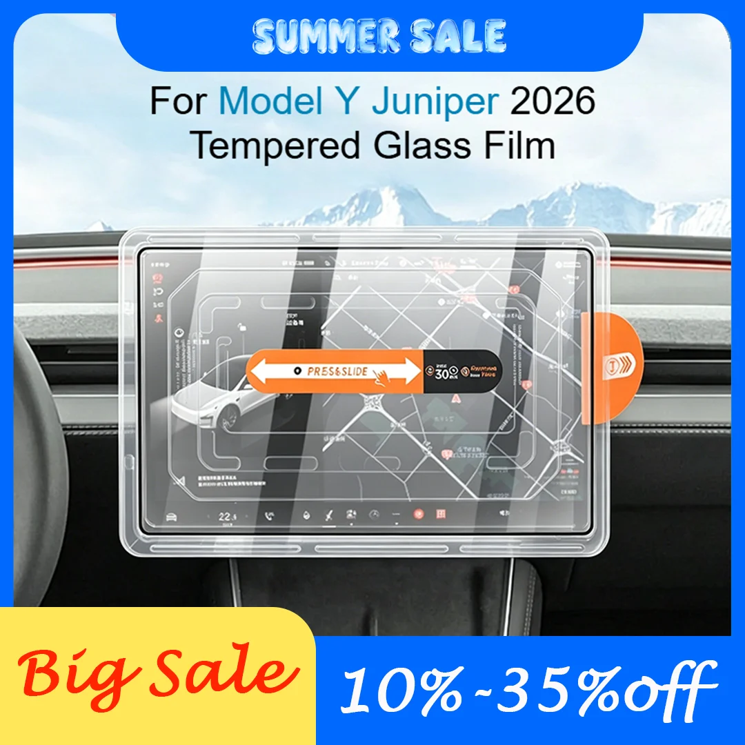 For Tesla Model Y Juniper 2026 Tempered Glass Film Dust-free chamber HD Matte bluelight Center Control Screen car accessories
For Tesla Model Y Juniper 2026 Tempered Glass Film Dust-free chamber HD Matte bluelight Center Control Screen car accessories